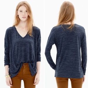 Madewell All-Around Tee XS Dark Gray/Navy